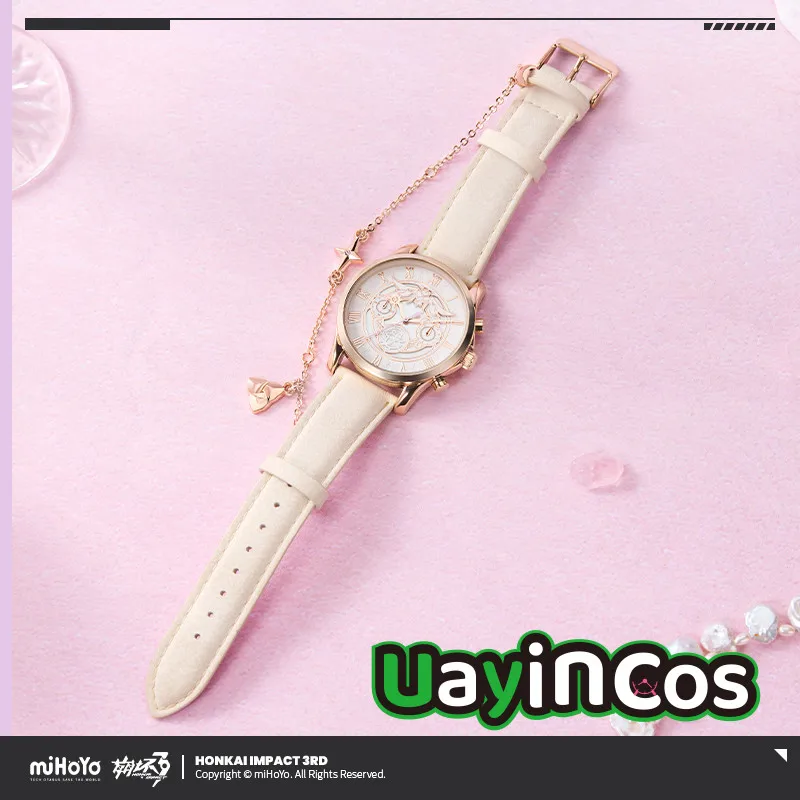 

Original Merch Watch Elysia Honkai Impact 3 Elysia Watch Luxury Bracelet Set Watches for Women Men Gift Set Anime Kids Toy Cospl