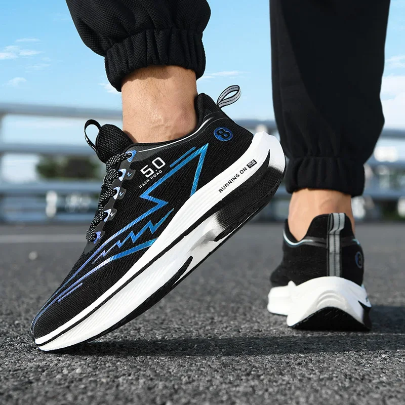 Running Shoes Carbon Board Speciality Marathon Men Sports Breathable Lightweight Women's Comfortable Nonskid Chunta Sneakers