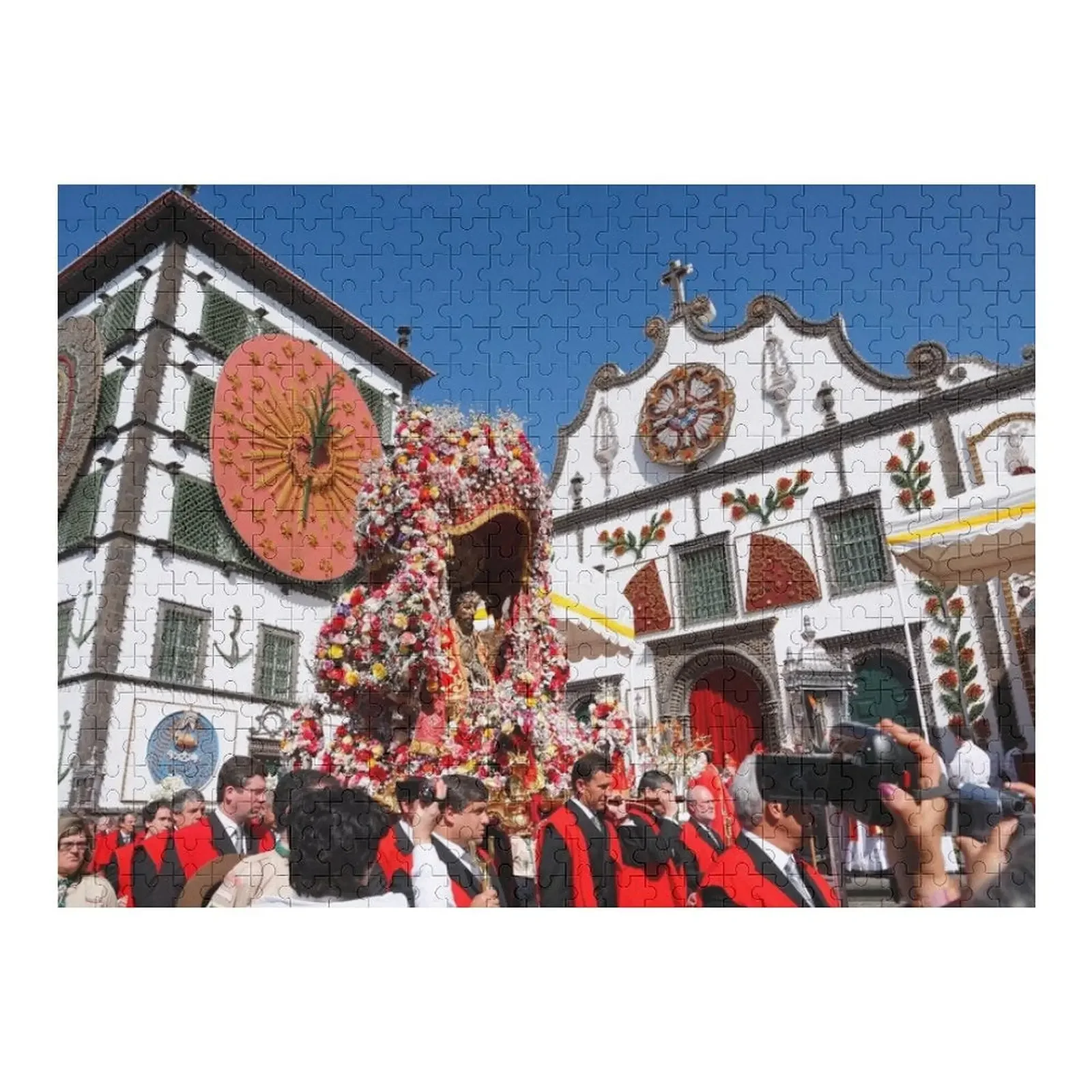 

Religious festival in Azores Jigsaw Puzzle Customs With Photo Custom Kids Toy Personalized Puzzle