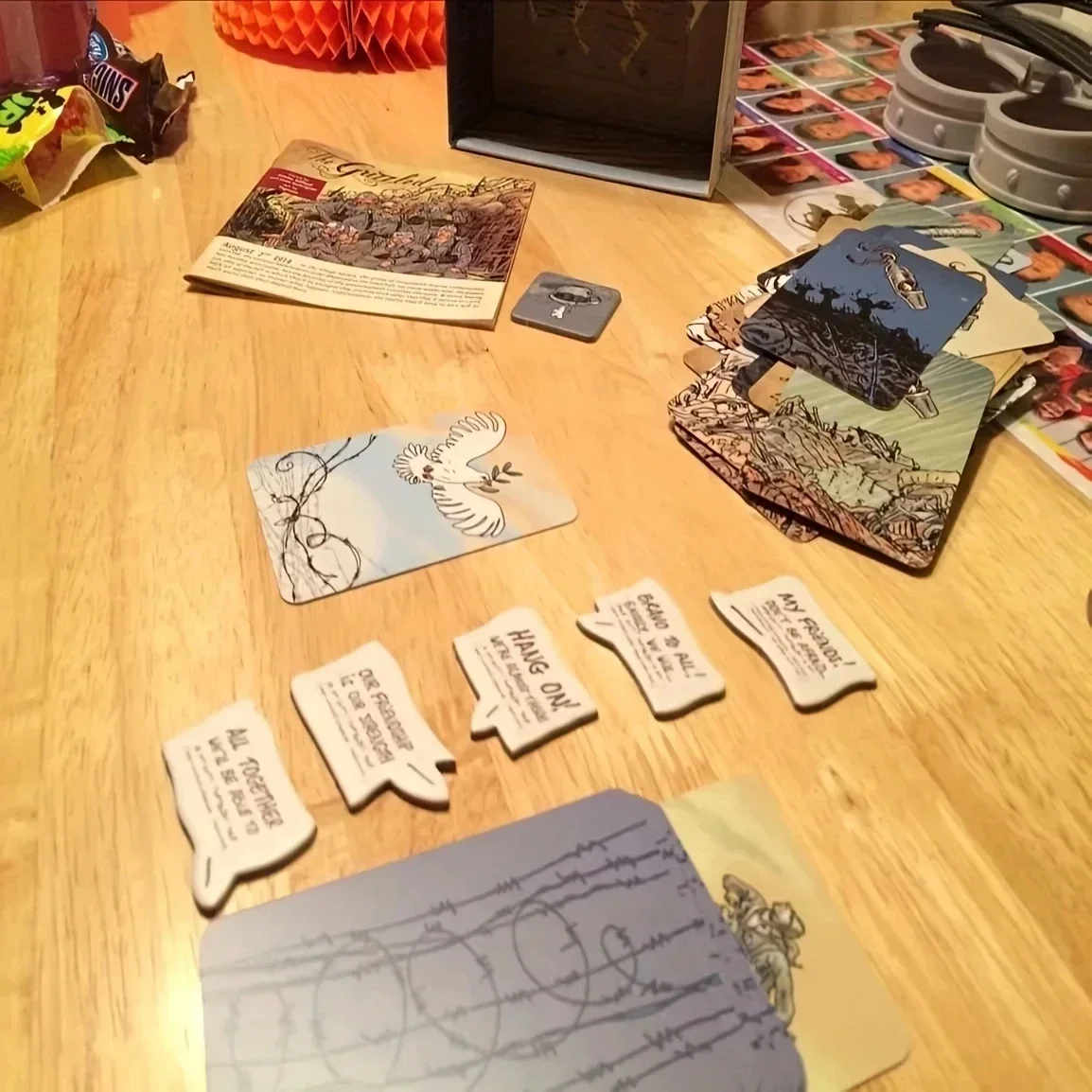 Card Game Board Game The Grizzled Cooperative A Game For Collectors Holiday Party Favors Halloween Gifts Christmas Gifts.