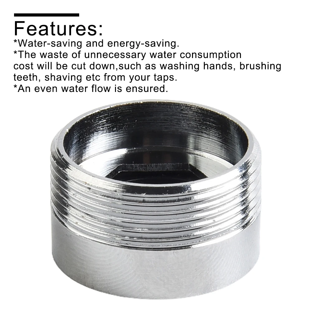 Faucet Metal Adaptor Inside Thread Water Saving Kitchen Tap Aerator Connector Home Kitchen Bathroom Accessories