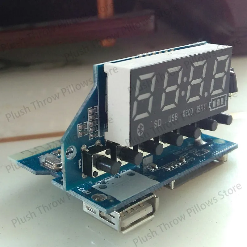 

Цифровой дисплей Bluetooth, USB-декодер, запись, FM-кнопка, пульт дистанционного управления, универсальный декодер, совместимый с APE MP3-2207