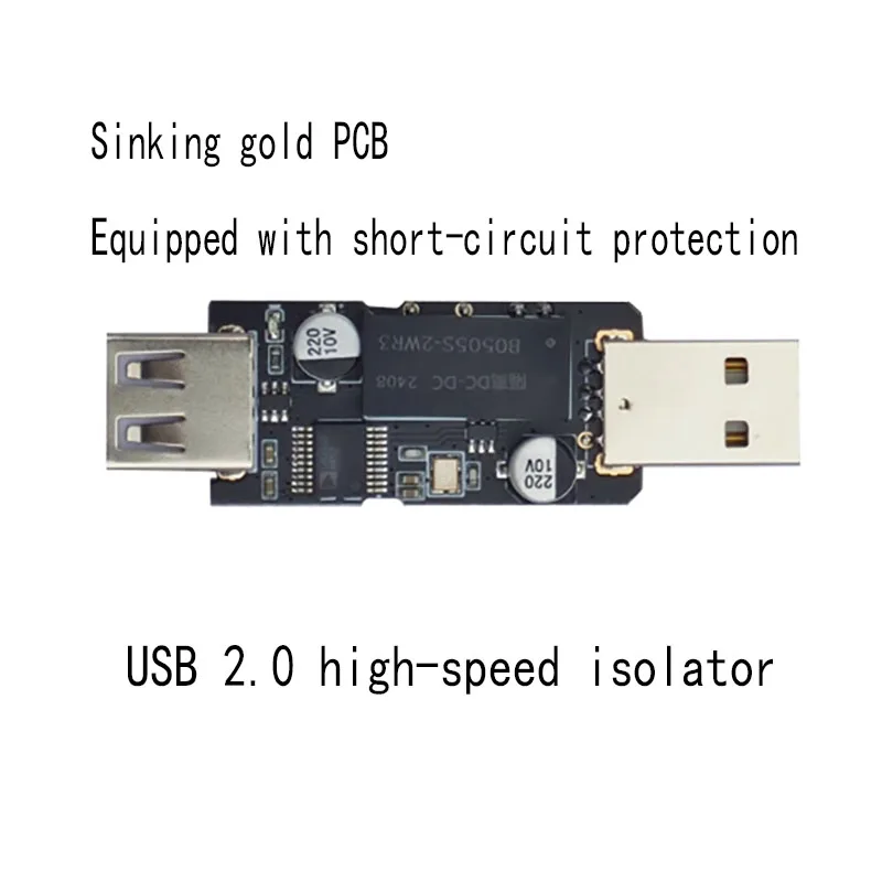 USB High Speed Isolator 480Mbps Protection USB Port DAC Decoder Audio Elimination Current Sound ADUM3165