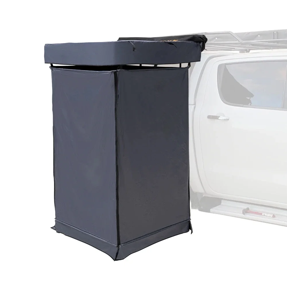 Outdoor Camping Duschzelt Auto-Seitenduschzelt Toiletten-Badezelt mit Eingebauter LED-Lichtleiste