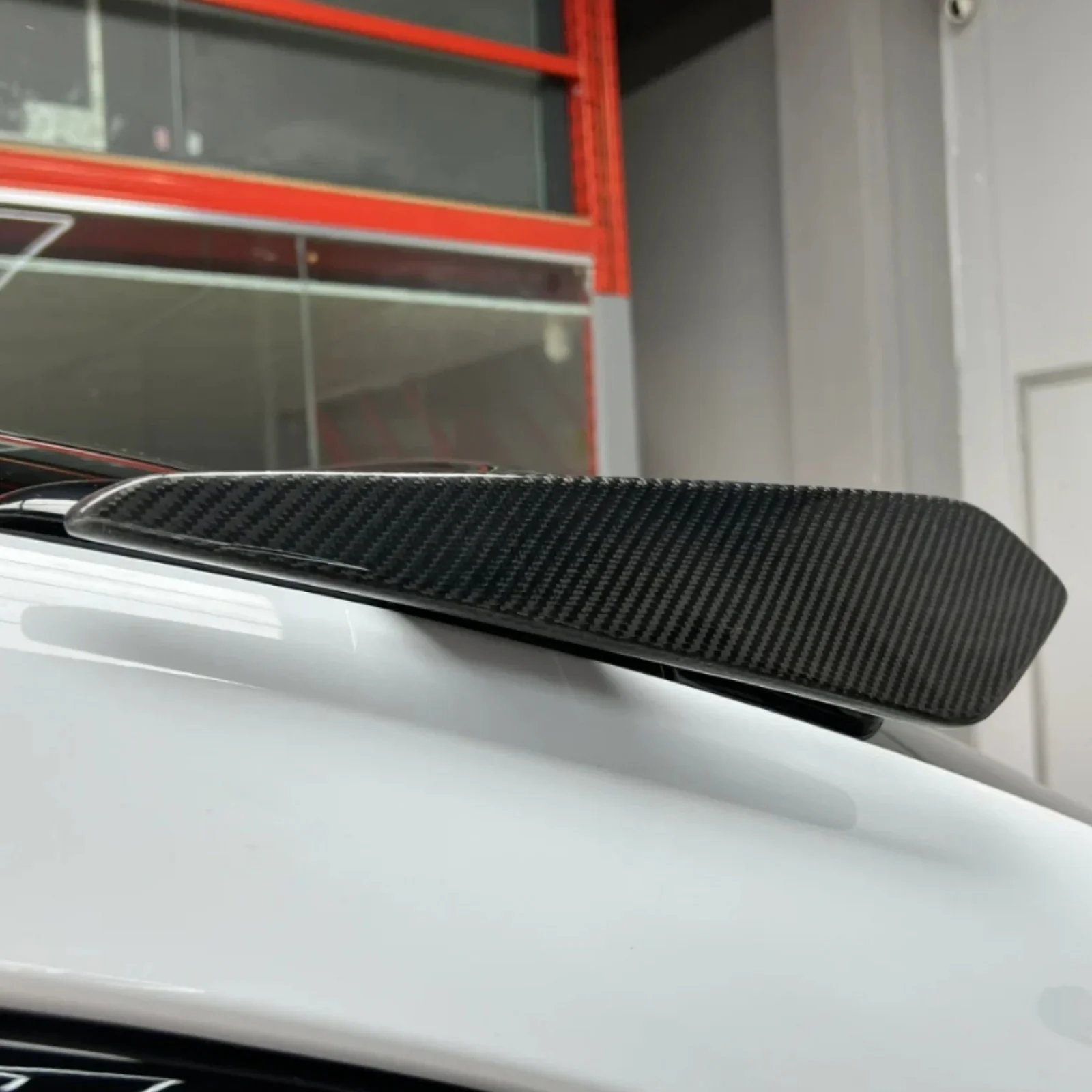 DRY CARBON FIBER REAR ROOF TOP WING TRUNK LIP TAIL SPOILER FOR Porsche Cayenne Coupe 2018 2019 2020 2021 2022