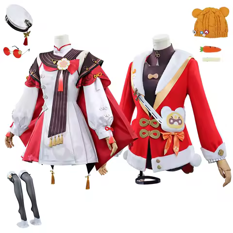 2025 Genshin Impact New Skin Lantern Rite Hu Tao Cherries Snow Laden Hutao Cosplay Costume Xiang Ling Xiangling Cosplay Costume