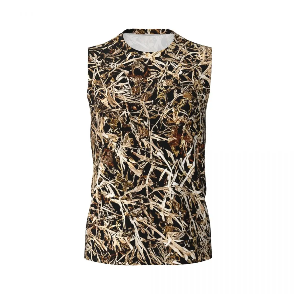 Real Tree Camouflage Camo Men Printed Sleeveless T-shirt Casual Hip Hop Street Style Beach Holiday Tank Tops