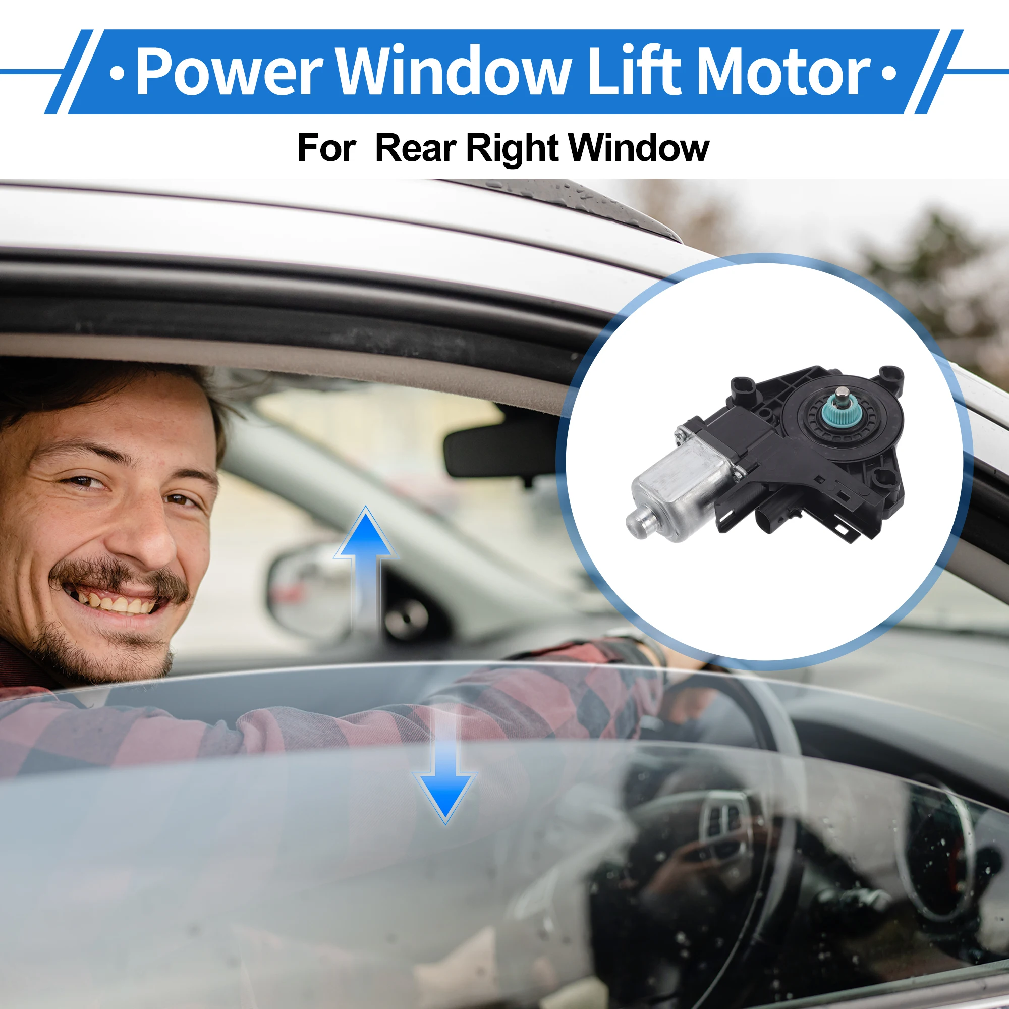 

UXCELL No 68079284AA Двигатель подъема стеклоподъемника для Jeep Cherokee KL 2014-2023