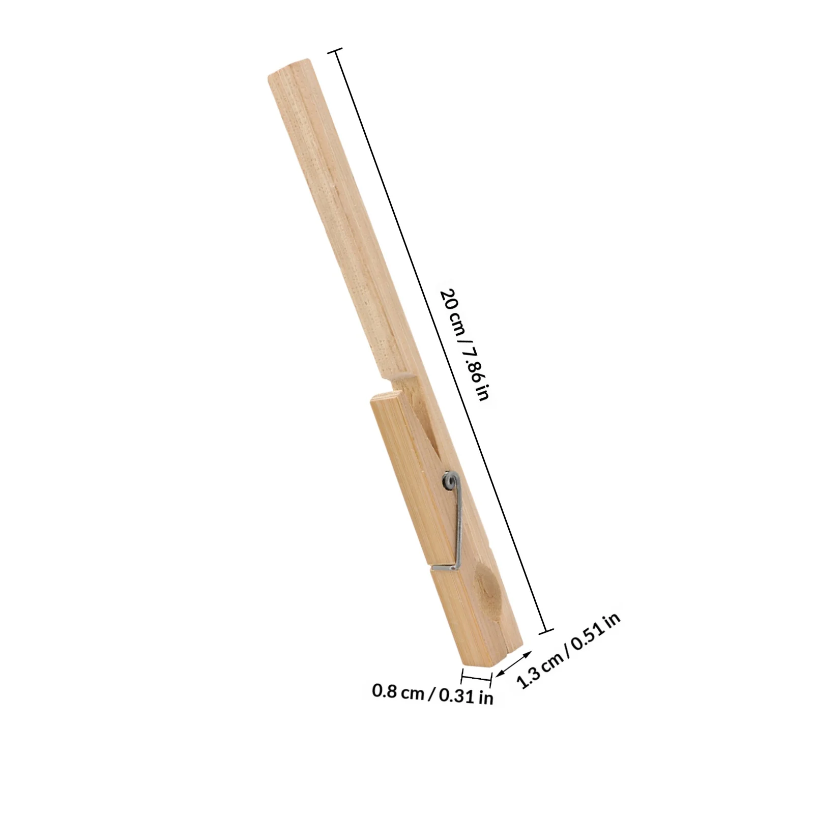 10Pcs Wooden Test Tube Clip Sturdy Reusable Lab Tool for Experimental Lesson 18Cm Long Handle Safety Protection Experiment