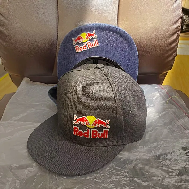 Classic Red Bull Hat, Red Bull Racing Hip Hop Baseball Hat, Men's Red Bull Extreme Sports Casual Hat, Women's Sunshade Hat