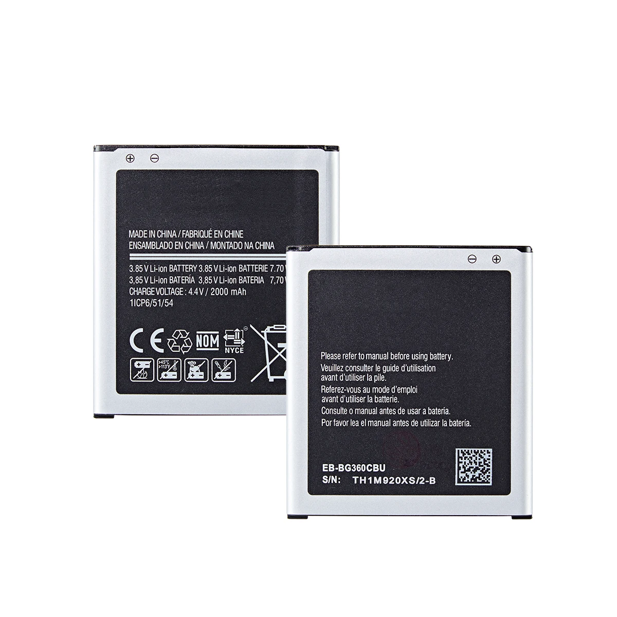 Brand New EB-BG360CBU EB-BG360BBE Battery 2000mAh For Samsung Galaxy Core Prime G360 G361 G3609 G3608 G3606  J200 J2(2017)