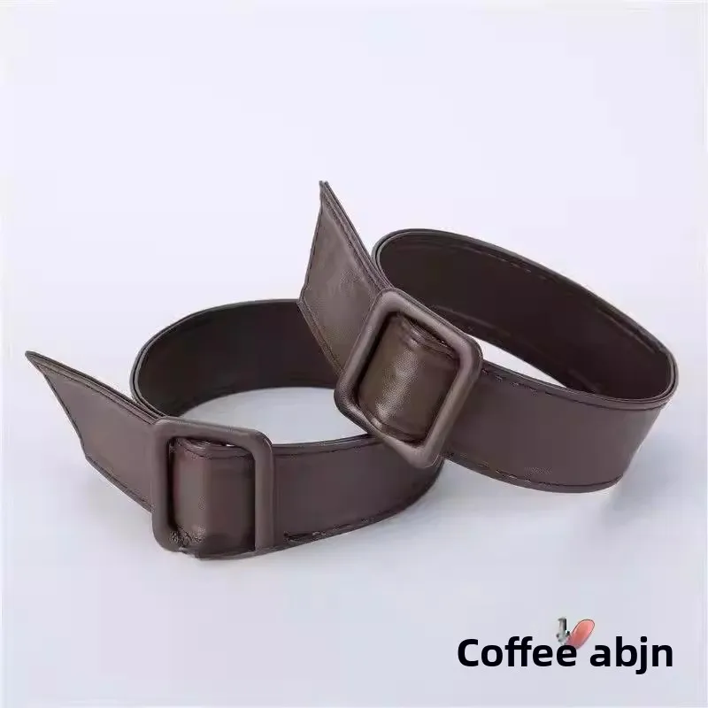 부드러운 가죽 소매 커프스 윈드브레이커 팔 장식 액세서리 (재킷, 코트, 롱 팬츠, 운동복용)