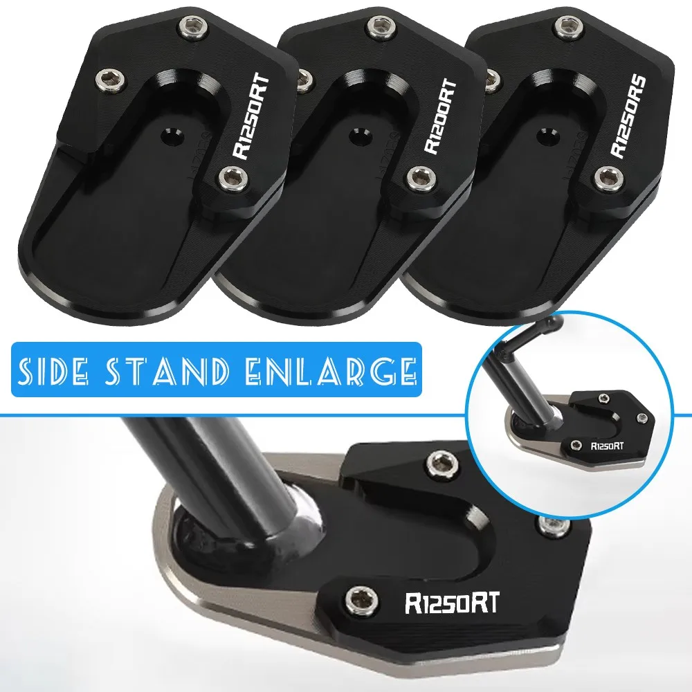 Motorcycle For BMW R1250RT R1250RS R 1250 R1250 RS RT 1250RS 1250RT 2019 2020 2021 2022 2023 Foot Side Stand Enlarger Plate Pad
