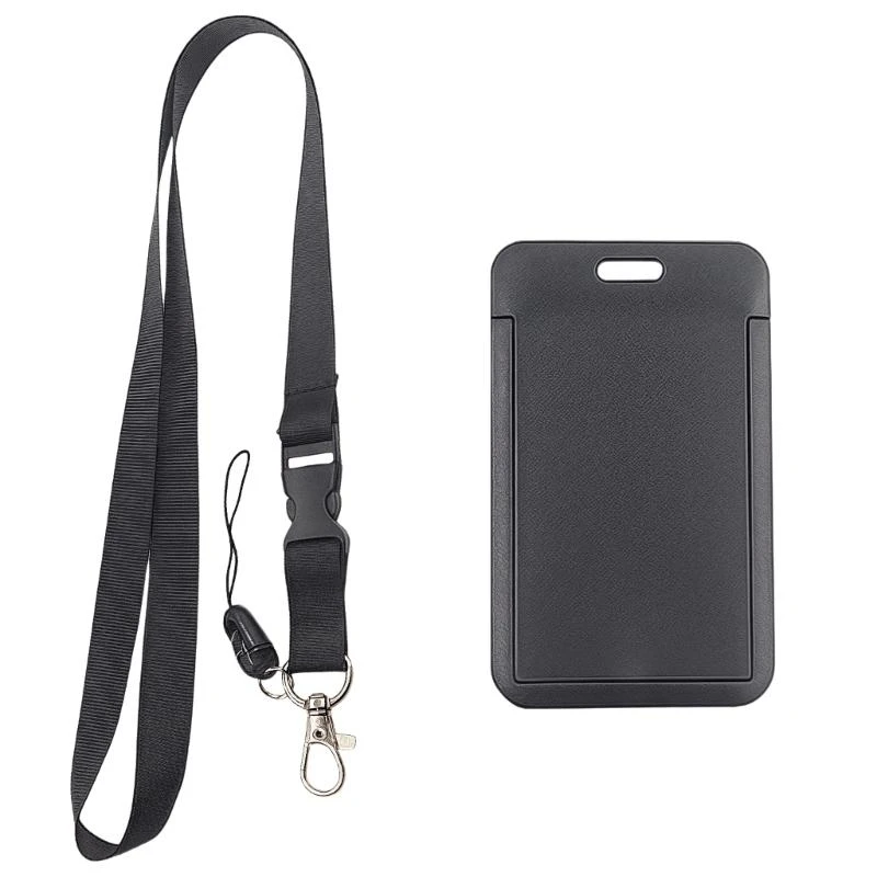 R1WD Lanyard and Card Holder Set For Keys USB Drive Phone Keychain Accessories