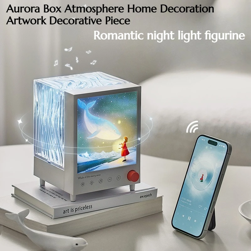 

Aurora Atmosphere Lamp Set Creative Bedroom Bedside Decoration for Romantic Home Art Piece Birthday Gift