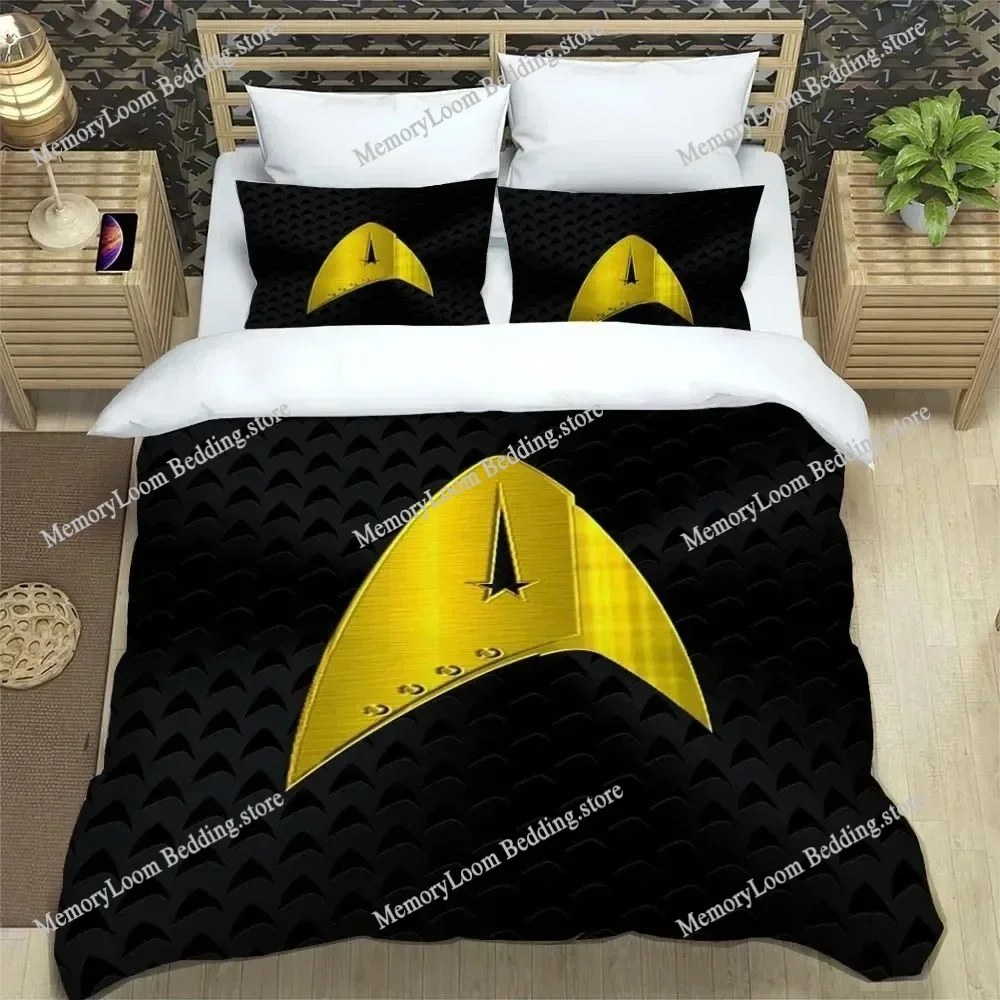 3D Print S-Star Trek Bedding Set Boys Girls Twin Queen King Size Duvet Cover Pillowcase Bed boys Adult Home Textileextile