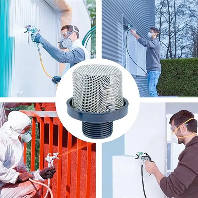 ABZL 8PCS Includes 2P 288716 Inlet Suction Strainer And 6P 288749 Airless Paint Sprayer Machine Filter Combination Fit