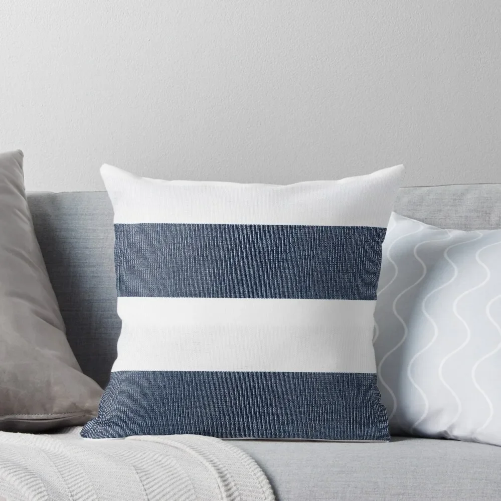 

Navy Blue & White Stripes Throw Pillow Christmas Pillow Cases Cushion Cover Luxury christmas supplies Couch Pillows pillow