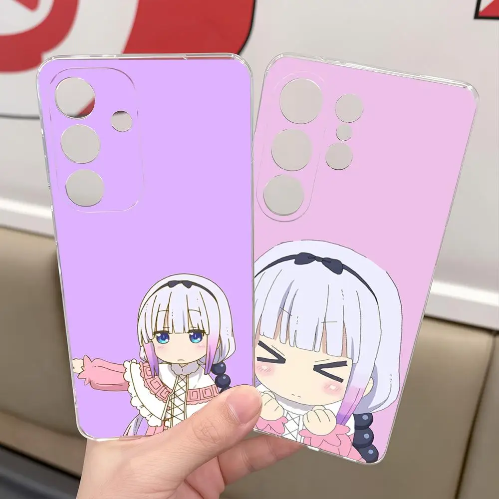 Kawaii K-Kanna Kamui Phone Case For Samsung S26 S25 S24 S23 S22 Ultra Plus FE A55 15 16 4G 5G Shockpoof Transparent Cover