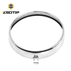 ZSDTRP Retro Ural CJ-K750 Motor Original Headlights Frame For R1 R12 R 71 M1 M72 Chromed Headlight Ring Headlights Frame