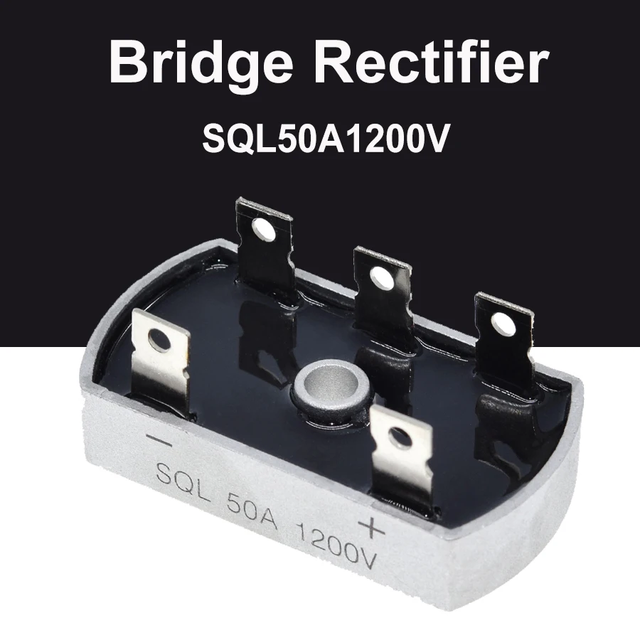 

Factory Direct Sale 3 Phase Diode Bridge Rectifier SQL50A 1200V Fast Recovery Rectifiers Diodes Kits Aluminum Metal Case