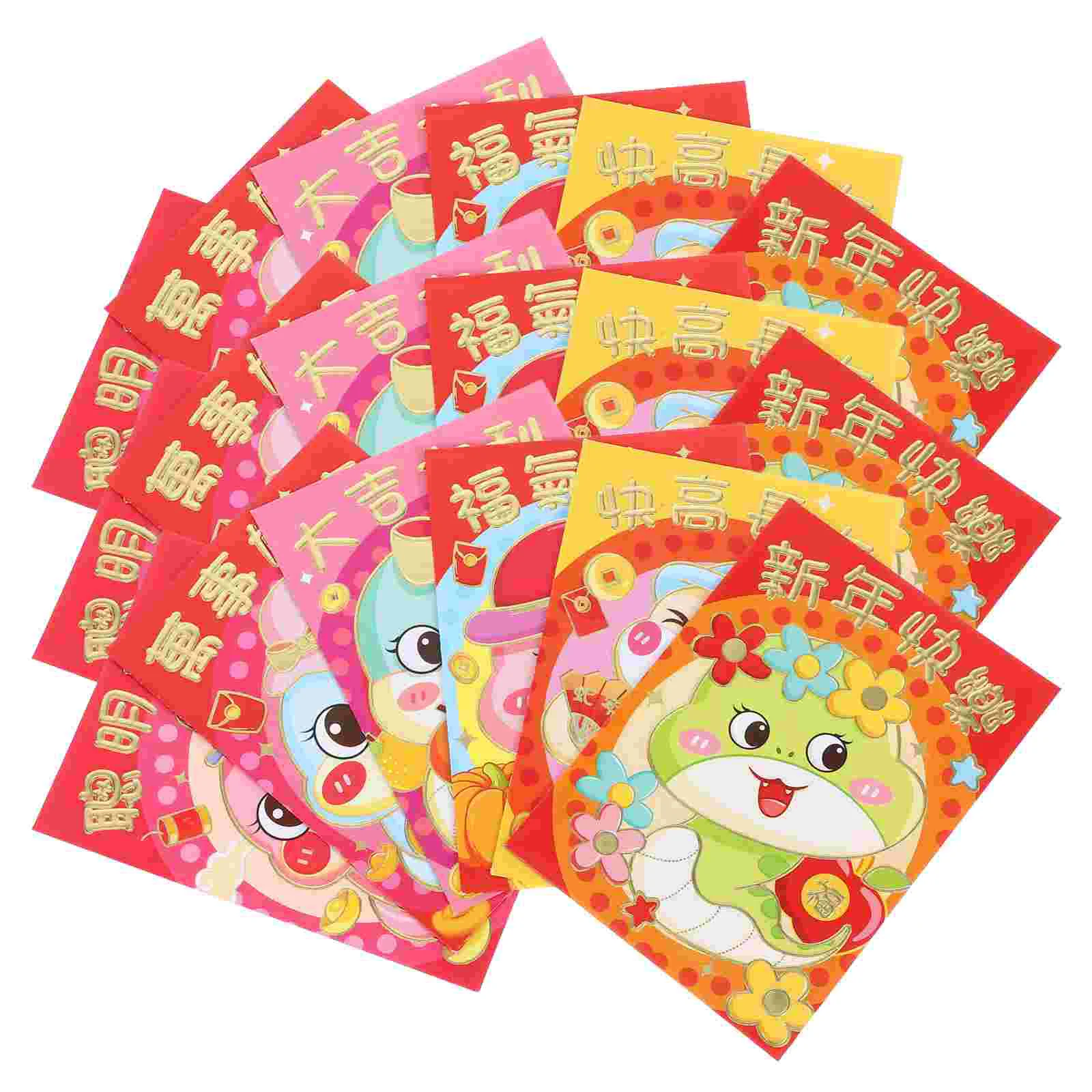 

30 Pcs Spring Festival Red Envelope Year of 2025 Envelopes Chinese Style Purse Traditional Packet