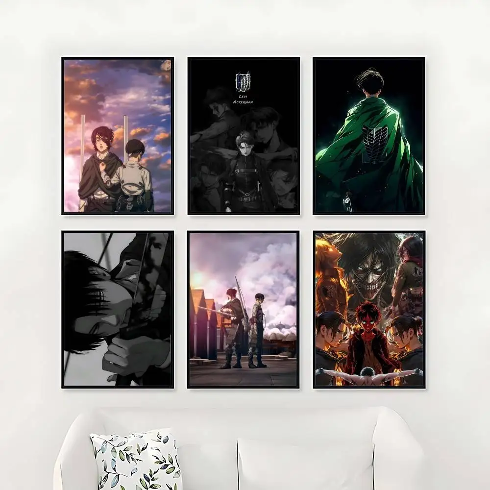 

Anime A-Attack On T-Titan Poster No Framed Poster Kraft Club Bar Paper Vintage Poster Wall Art Painting Bedroom Study Stickers