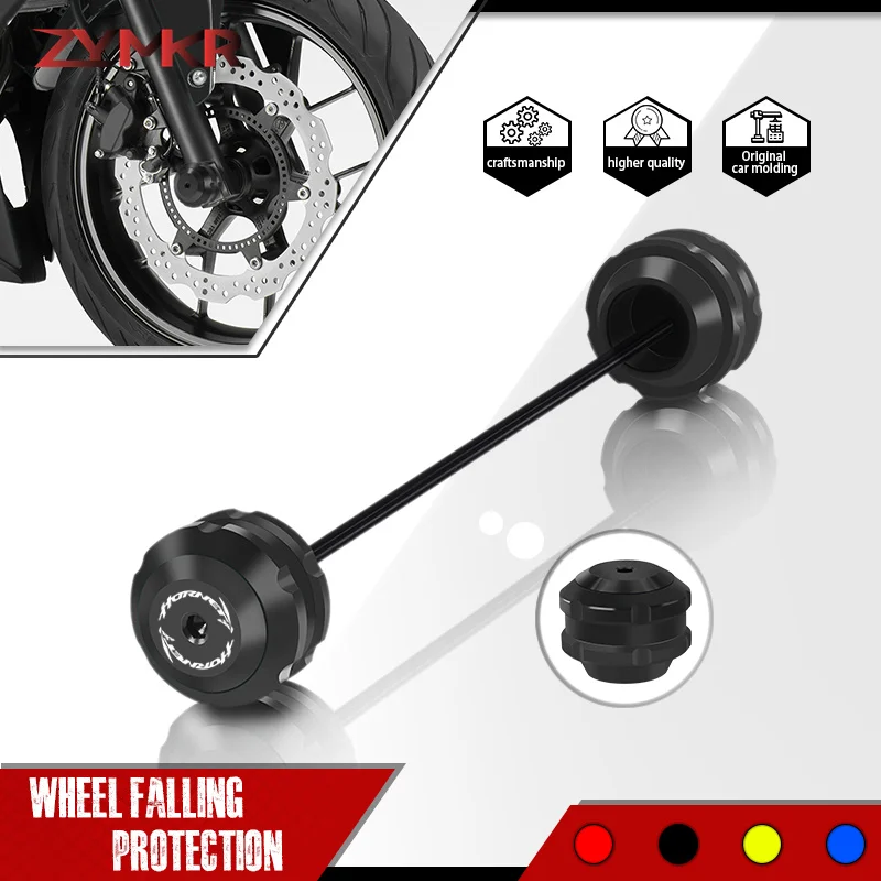 

Rear Front Axle Fork Crash Sliders Cap Pad For CB750 HORNRT cb750 hornet 23-26 Motorcycle Wheel Falling Protector Accessories