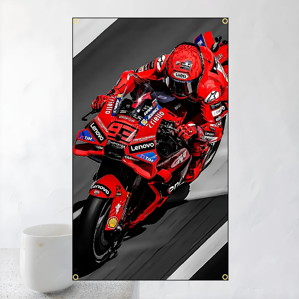 Motorcycle 93 Marquez  Flags Polyester Printed Banner For Home Decoration