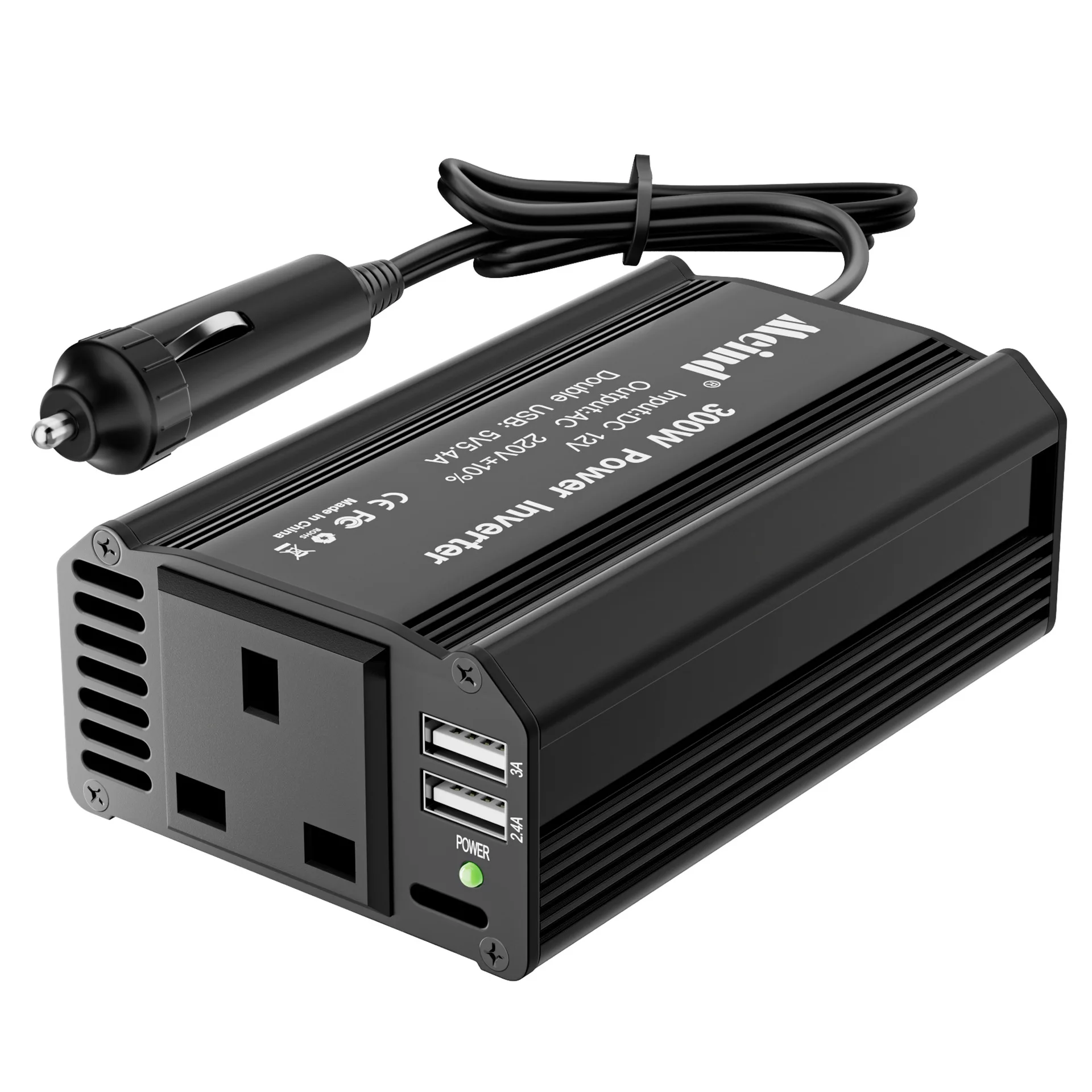 

For RV For Cars RV Inverter 12.5*8*6cm High Performance Car Inverter Wear-resistant Quick Installation Easy To Use