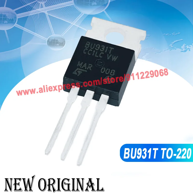 (5 Pieces) BU931T  TO-220 500V 10A