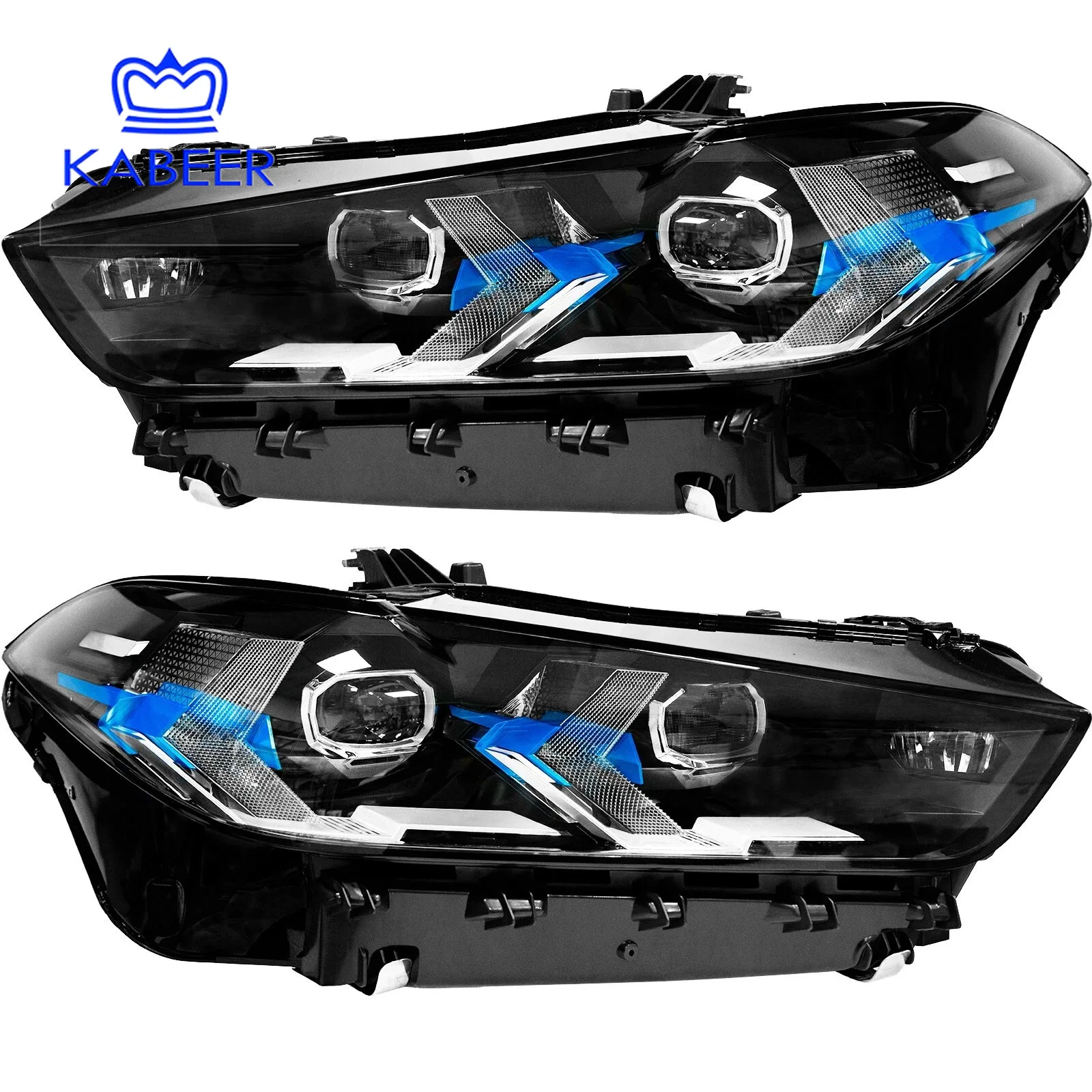 2PCS Head Lamp for BMW X5 2019-2022 X6 F15 LED Headlight X6 G05 LCI Laser Headlamp DRL High Configuration Upgrade And Modify pnp