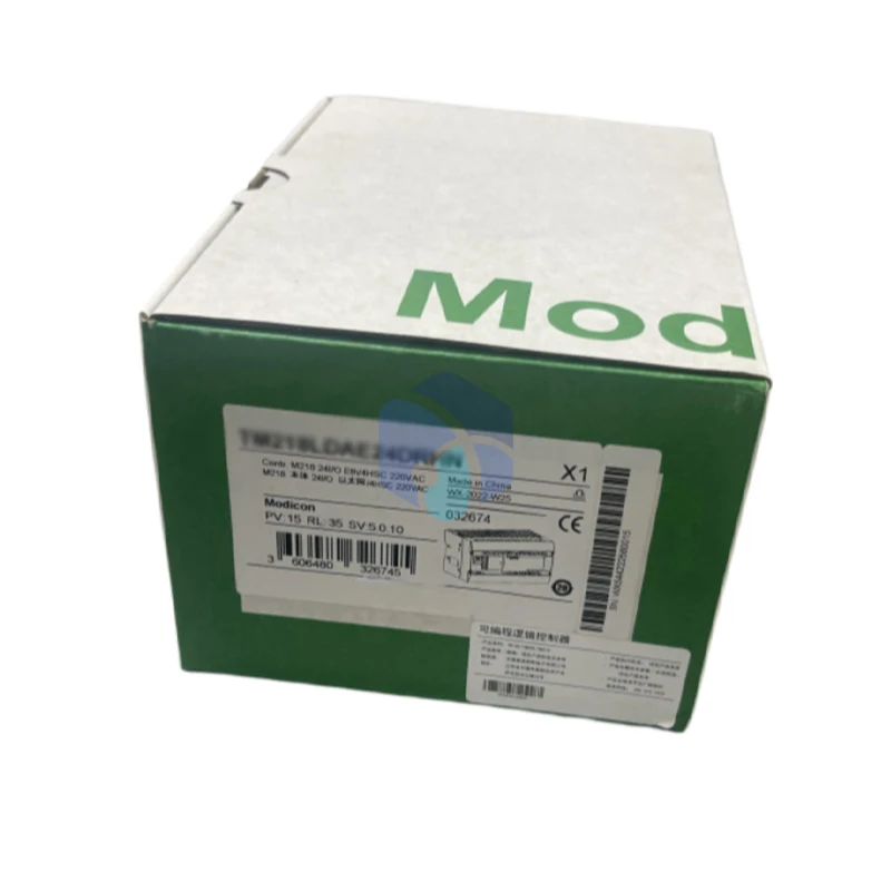 Schneider-brand Original Integrated Modicon M218 PLC Logic Controller 220V AC 60 I/O TM218LDA60DRN