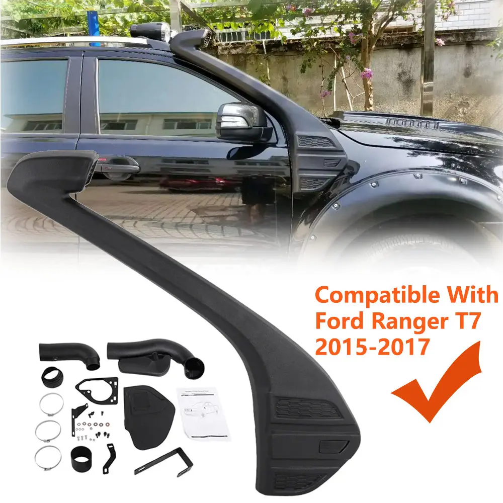 

Pickup Car Auto Snorkel Kit For Ford 2015 -2017 Ranger T7 Xlt Xl Wildtrak Air Intake LLDPE Snorkel Set auto 4*4 accessories