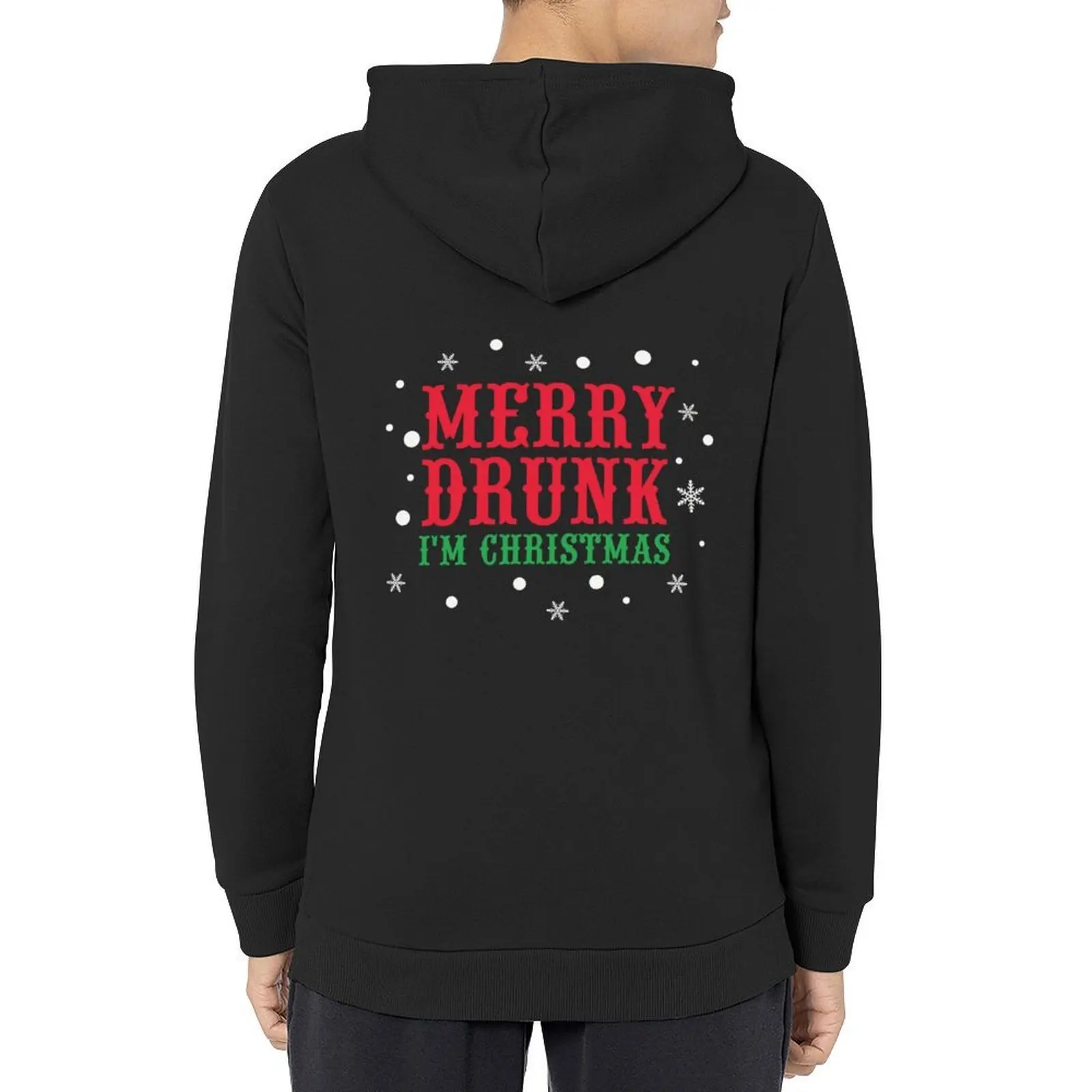 

merry drunk i'm christmas Hoodie clothes for men japanese style fashion men men clothes new hoodies and sweatshirts