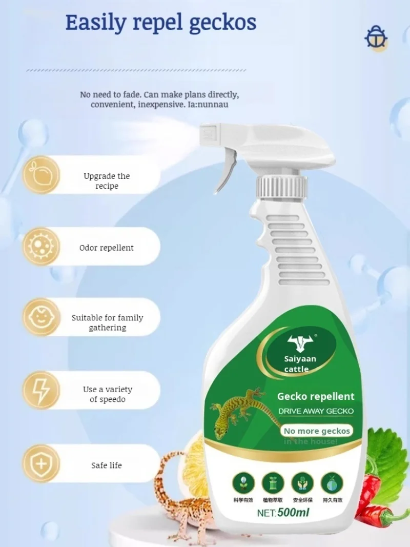 Home Gecko Buster Remove Pest Control Home Spray Indoor ecticide Home Gecko Repellent Spray