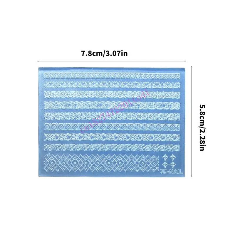 M76B Tấm móng tay silicon For