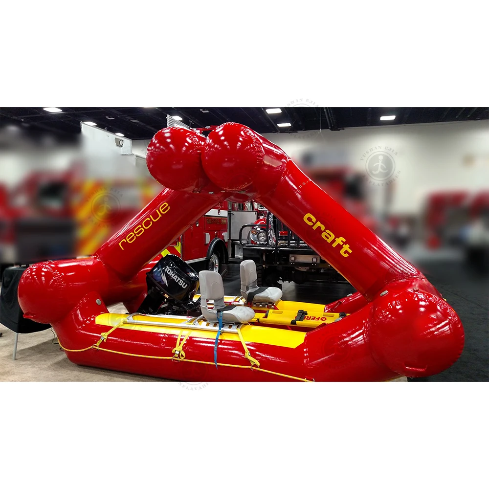 Самостоятельная спасательная лодка, надувной спасательный плот для серфинга, надувная лодка из ПВХ для спасения на белой воде или наводнении