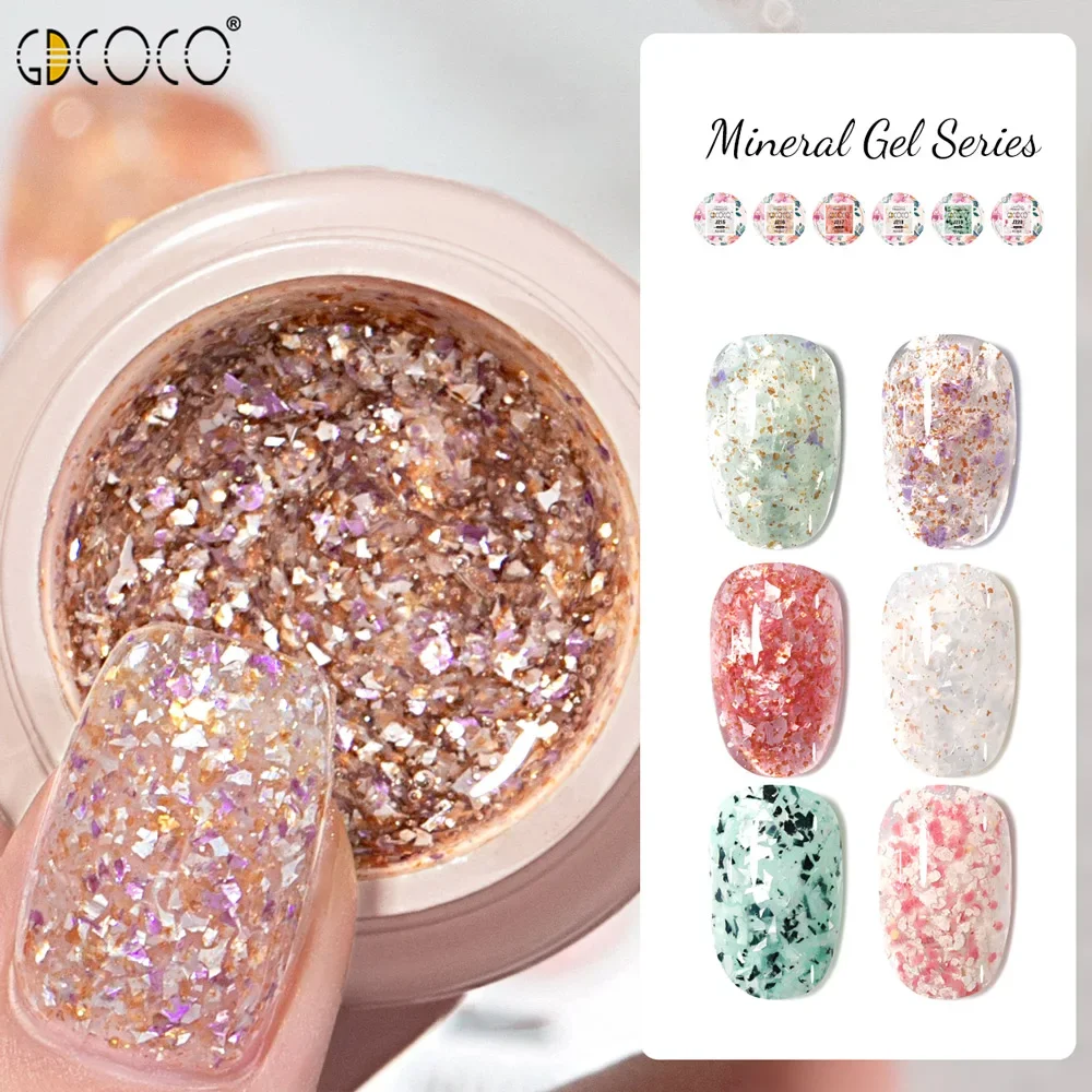 VENALISA Supply GDCOCO Semi Permanent Lacquer Hybrid Varnishes Glitter Platinum Paint New Jar Painting Gel Seashell Effect Gel