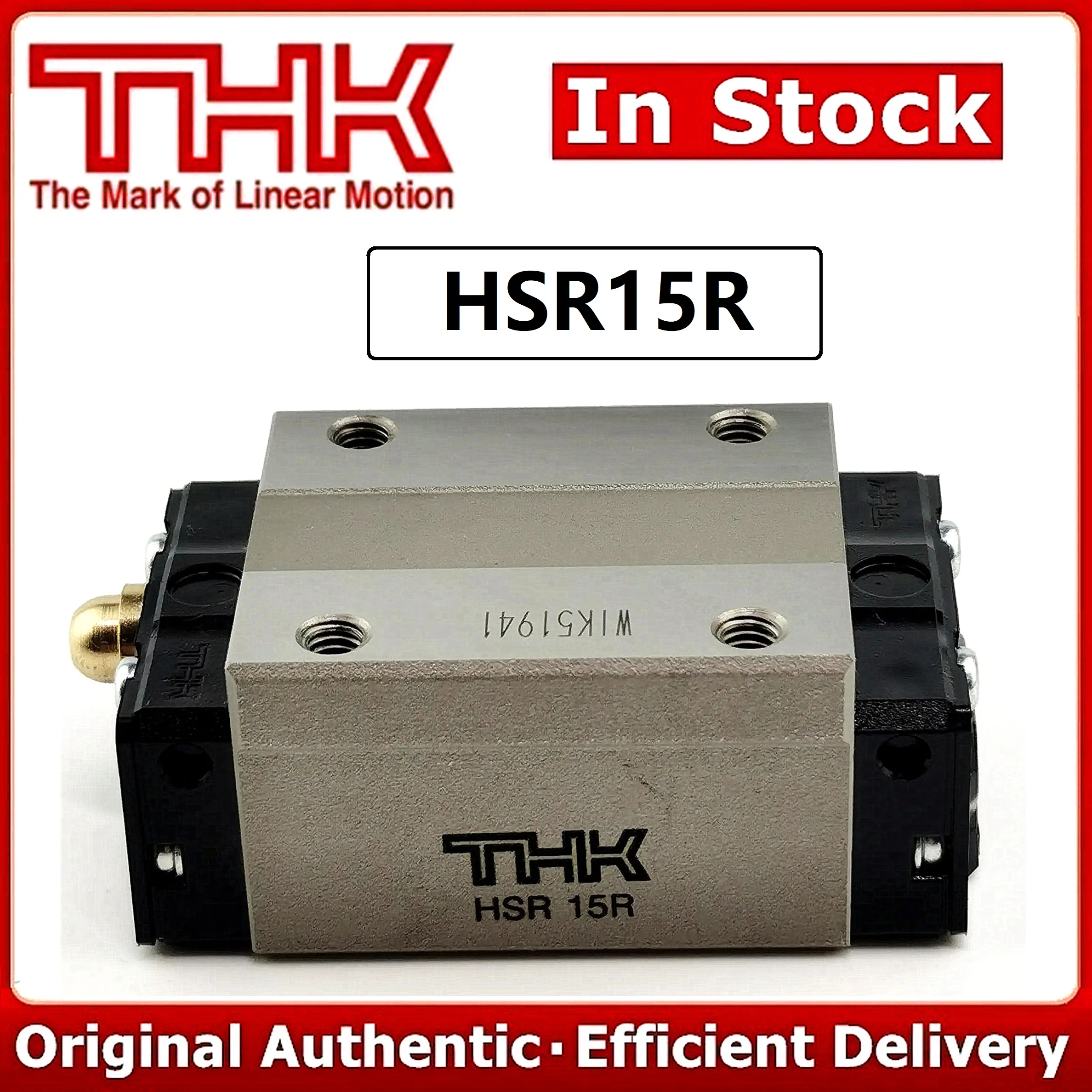 Thk Deslizante de Trilho de Guia Linear Hsr15r Hsr 15r Hsr15 Hsr15r1uu Hsr15r1ss gk Original