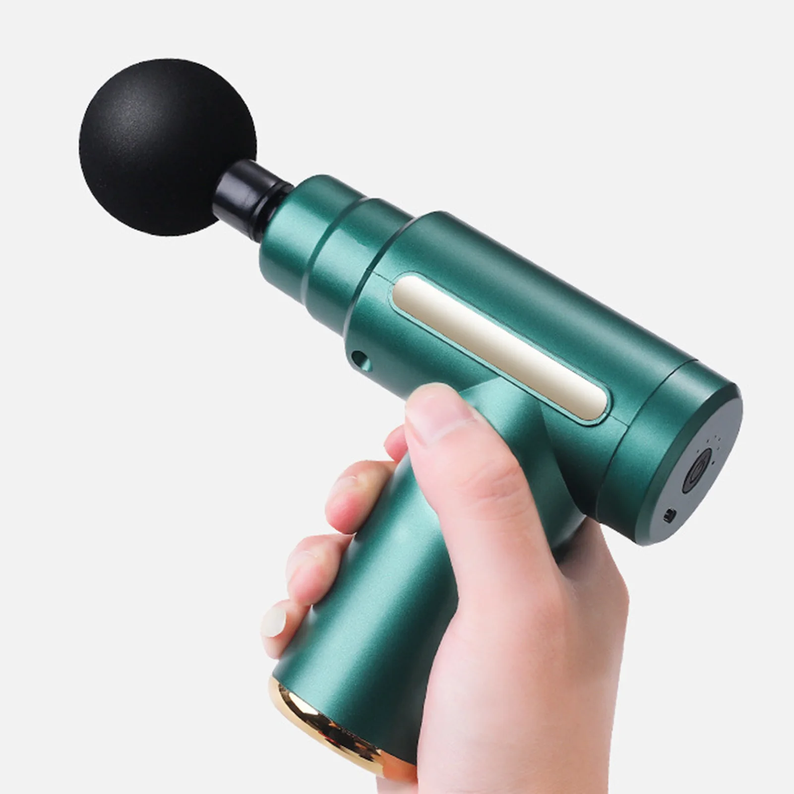 

Мини-массажный пистолет для фасции, массажный пистолет для мышц с 4 насадками для спортсменов, облегчение боли и восстановление