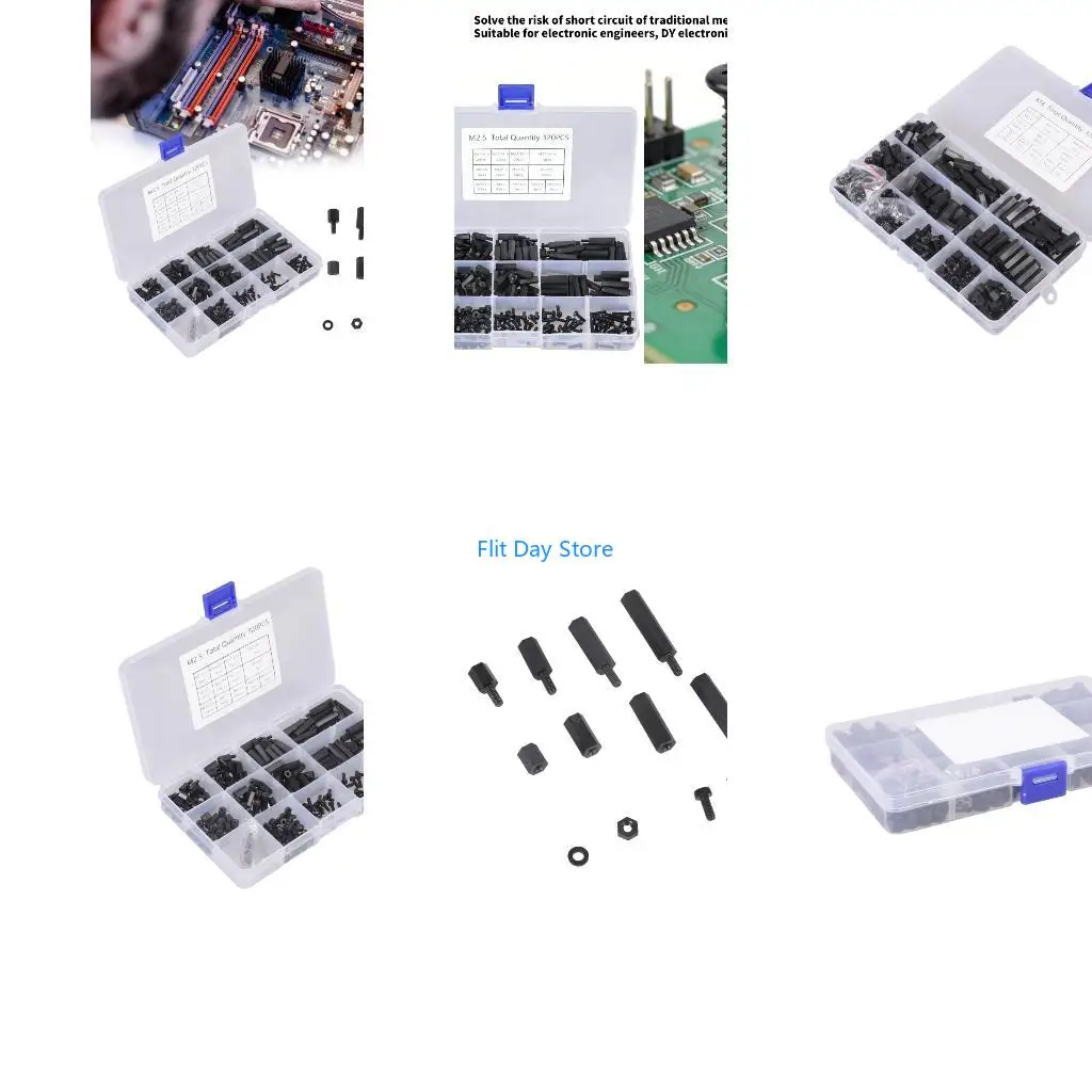 F92C 320Pcs Motherboard Standoffs Mounts Screws for PCB Motherboard Circuit Board for Electronics Components Enduring