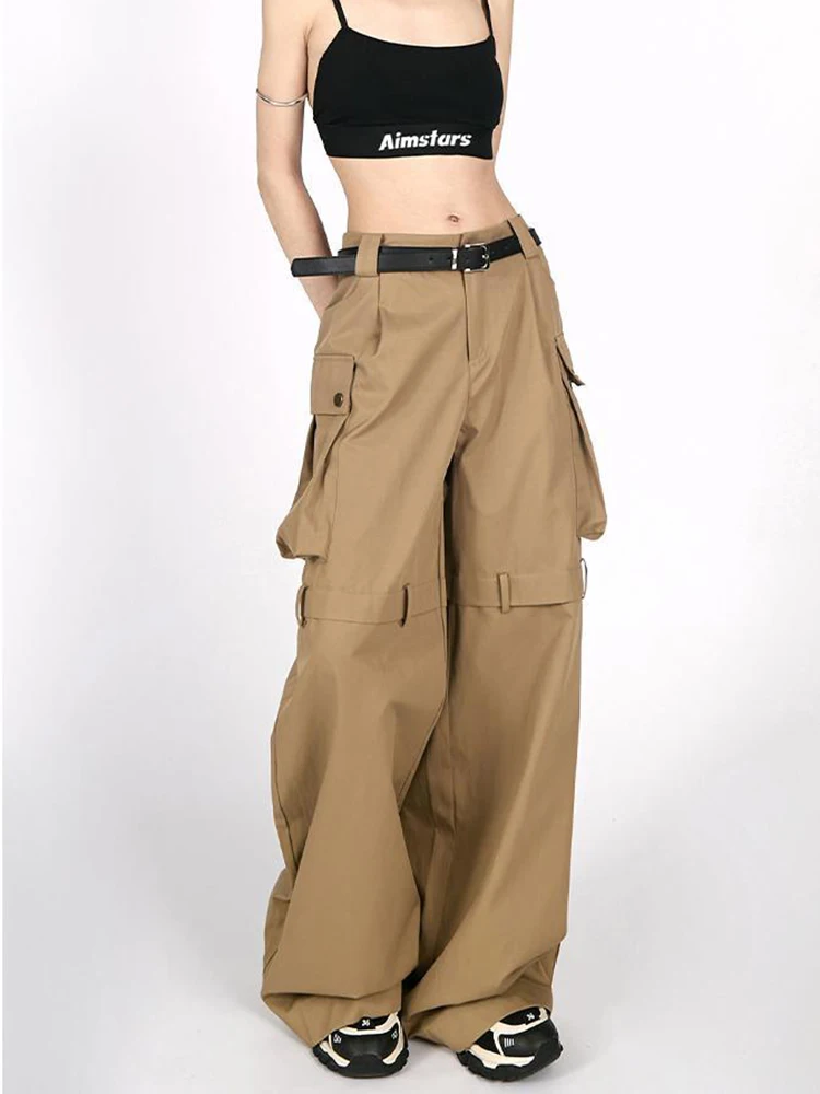 

Womens Cargo Sweatpants Casual Baggy Fleece High Waisted Joggers Pants