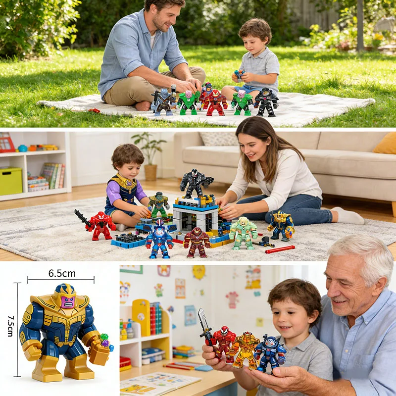 

Marvel Мстители Танос Веном супергерой крутой мех набор строительных блоков, STEM развивающие игрушки для детей подарки для детей