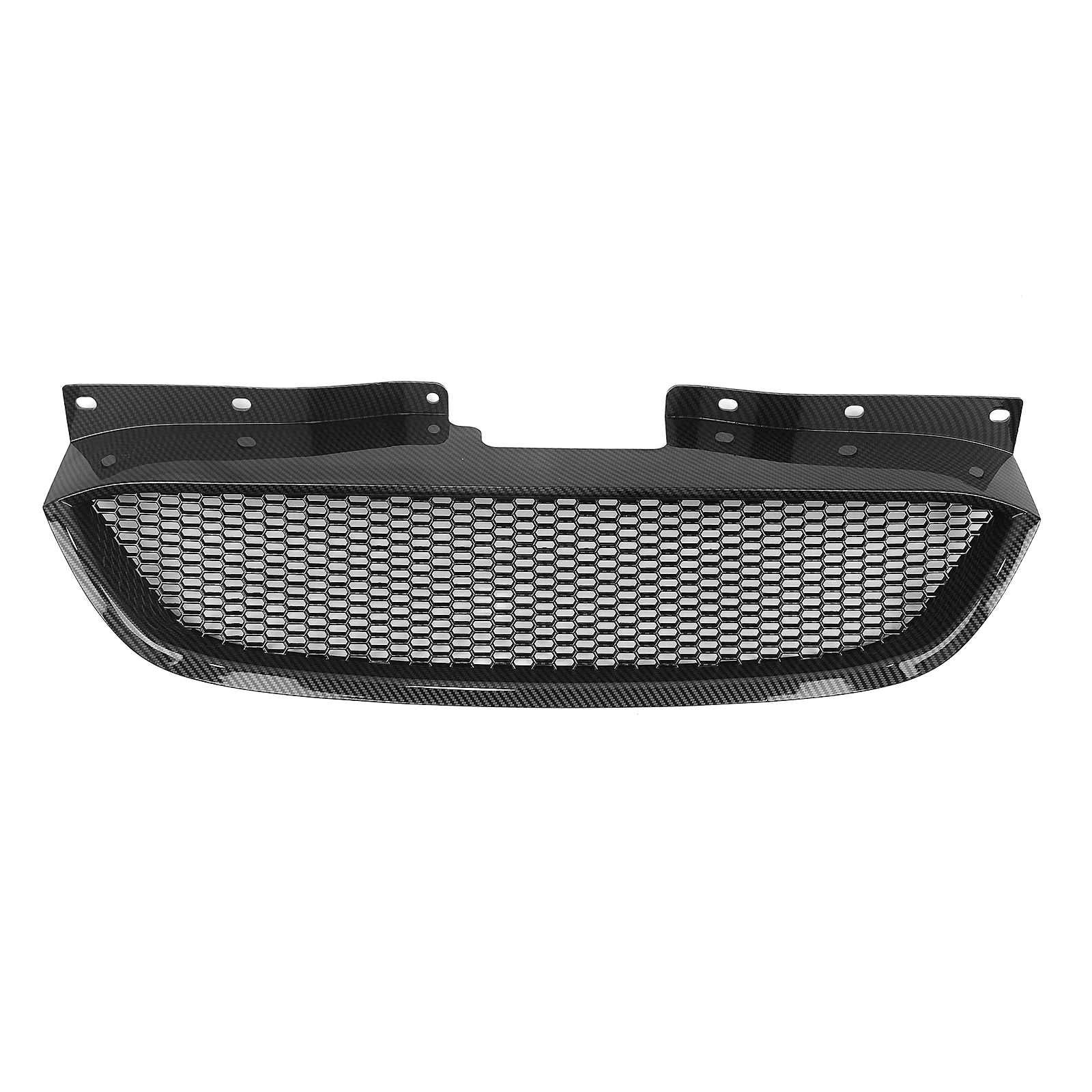 Racing Grill Frontgrill für Hyundai Genesis Coupe 2008–2012, Carbon-Look/Glanz/Mattschwarz, obere Stoßstangenhaube, Netzgitter