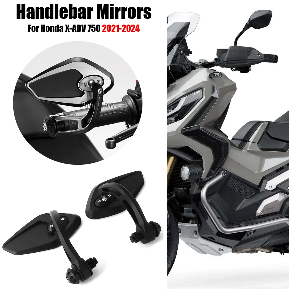 

Motorcycle Rearview Mirror Aluminum Handlebar Mirror Kit For Honda X-ADV750 XADV750 X-ADV XADV 750 2021 2022 2023 2024