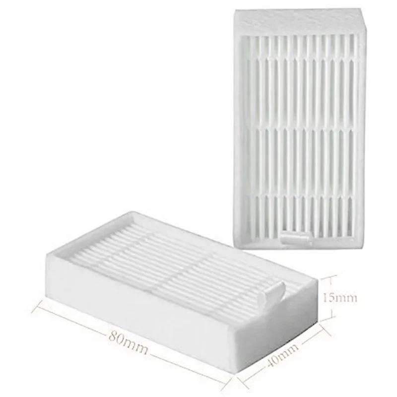 แผ่นกรอง HEPA แปรงถูพื้นด้านข้างสำหรับอะไหล่เปลี่ยนเครื่องดูดฝุ่นหุ่นยนต์ iLife V55 Pro