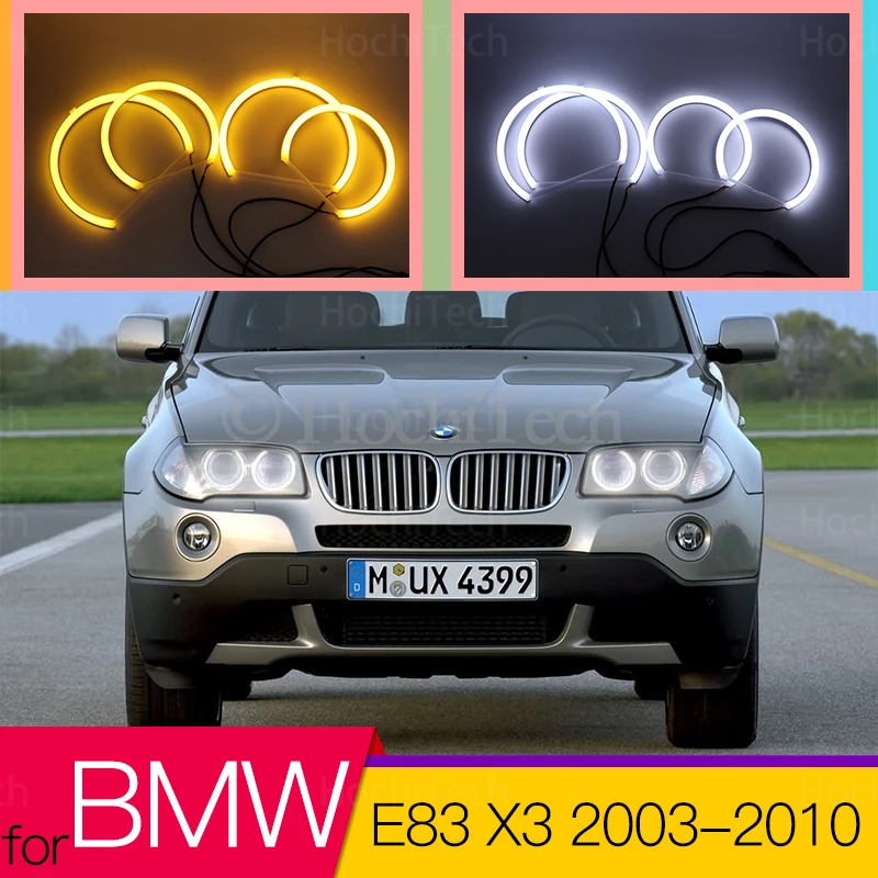 Switchback Cotton Light LED Angel Eye Dual Color For BMW E83 X3 2003-2010