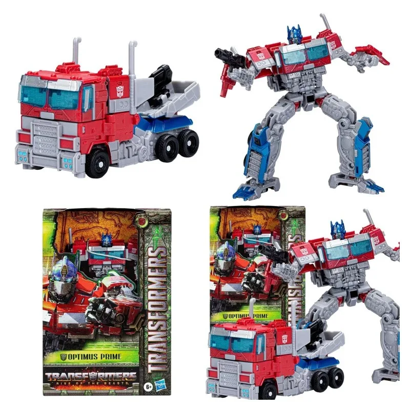 Takara Tomy Hasbro Transformers Movie 7 Rise of The Beasts Voyager Optimus Prime Action Figure Modello Robot Collection Hobby Toys