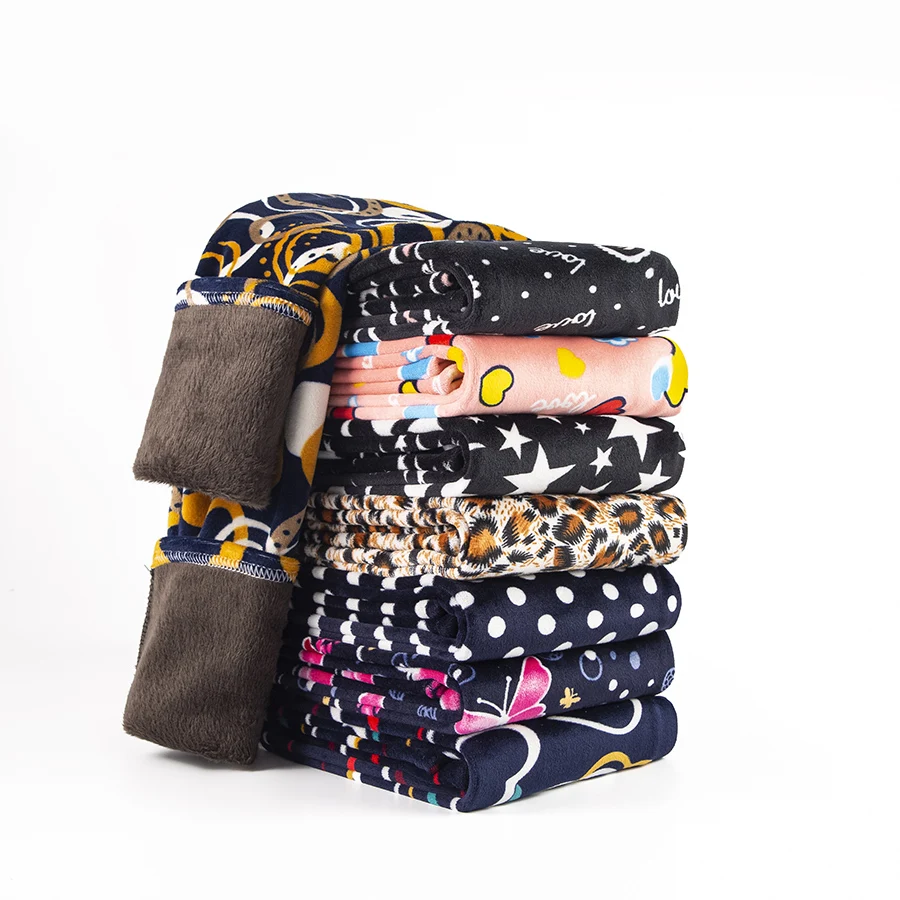 SheeCute Mädchen Winter Warme Hosen Kinder Fleece Gefütterte Leggings für 3-11 Jahre SCW8101